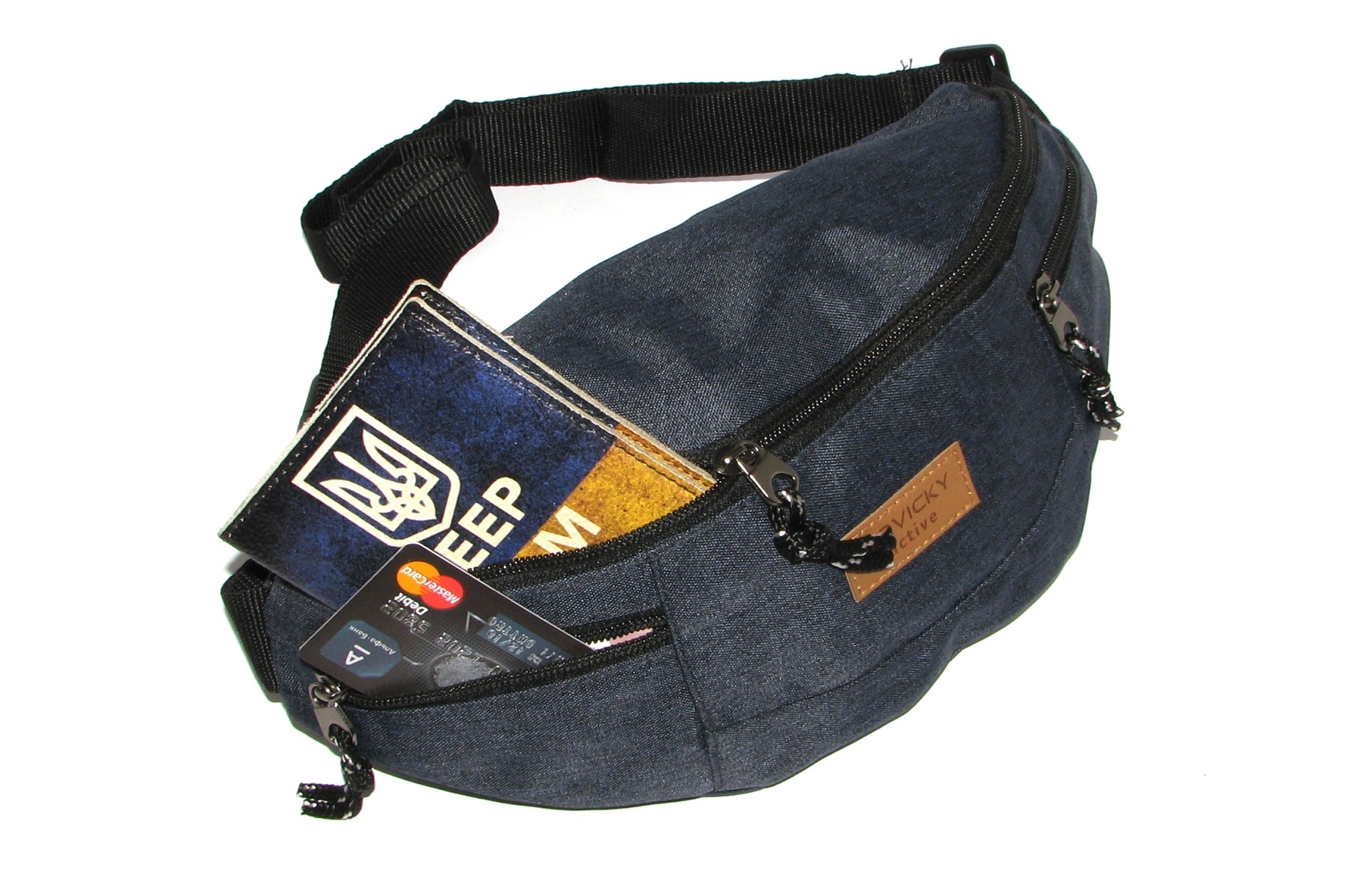 Сумка на пояс (бананка) Rovicky BAG-WB-01-3972 NAVY Сумка на пояс (бананка) Rovicky BAG-WB-01-3972 NAVY